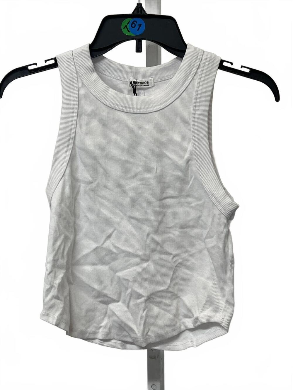 Lamade You Rib Tank In White - Picture 1 of 4